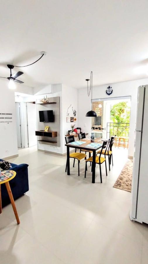 Apto Centro Ubatuba Com Varanda Gourmet, Suite E Piscina Exteriér fotografie
