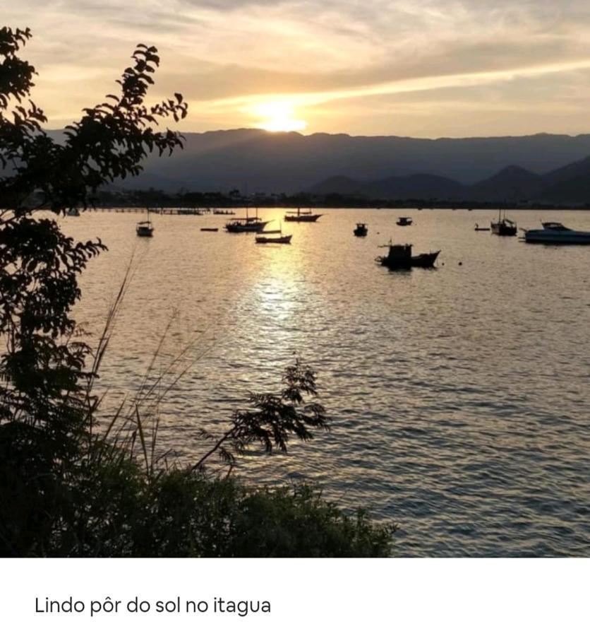 Apto Centro Ubatuba Com Varanda Gourmet, Suite E Piscina Exteriér fotografie