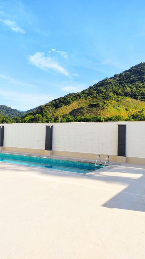 Apto Centro Ubatuba Com Varanda Gourmet, Suite E Piscina Exteriér fotografie