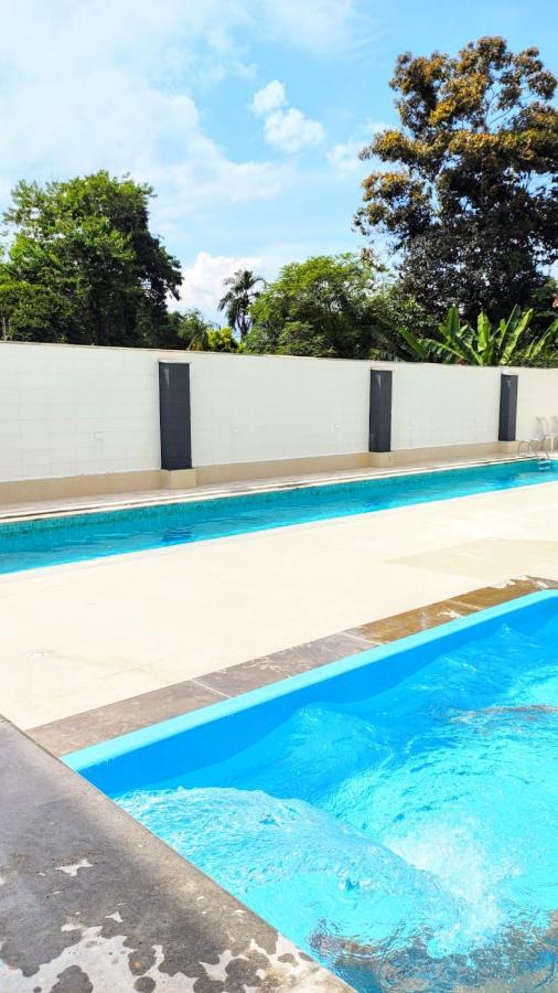 Apto Centro Ubatuba Com Varanda Gourmet, Suite E Piscina Exteriér fotografie